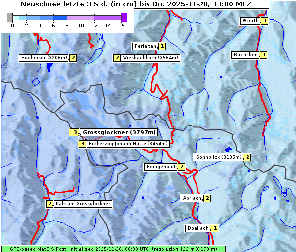 Neuschnee, 20. 11. 2025