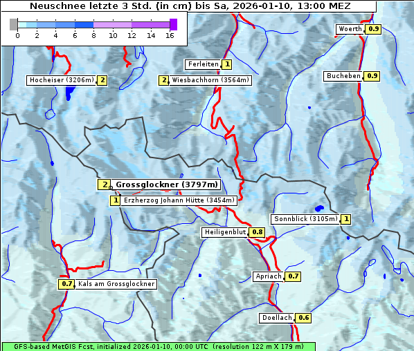 Neuschnee, 10. 1. 2026