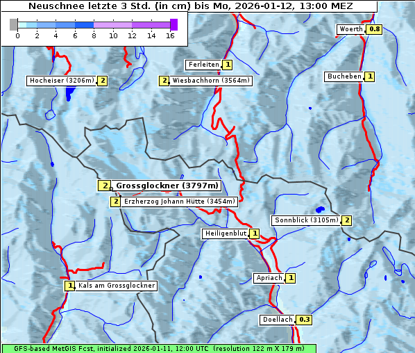 Neuschnee, 12. 1. 2026
