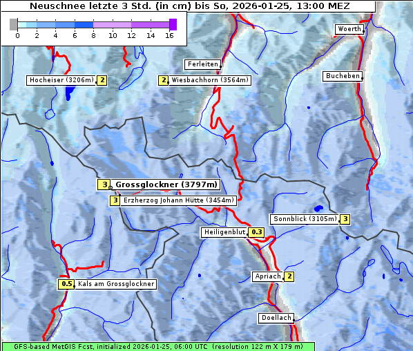 Neuschnee, 25. 1. 2026