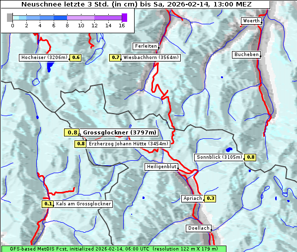 Neuschnee, 14. 2. 2026