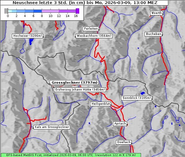 Neuschnee, 9. 3. 2026