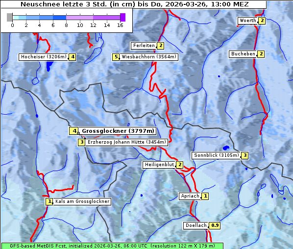 Neuschnee, 26. 3. 2026