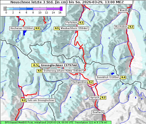 Neuschnee, 29. 3. 2026