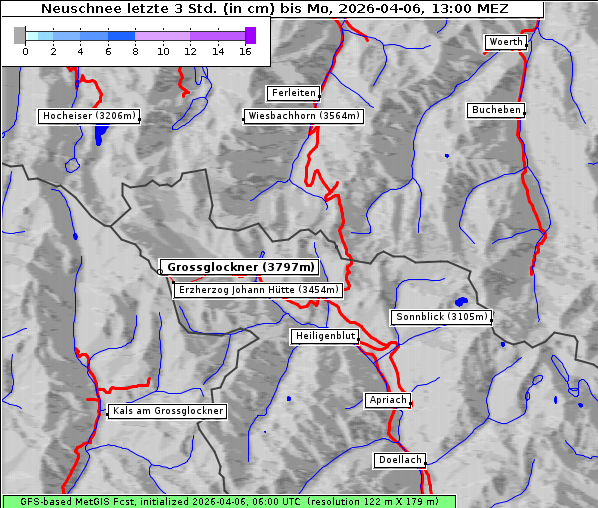 Neuschnee, 6. 4. 2026