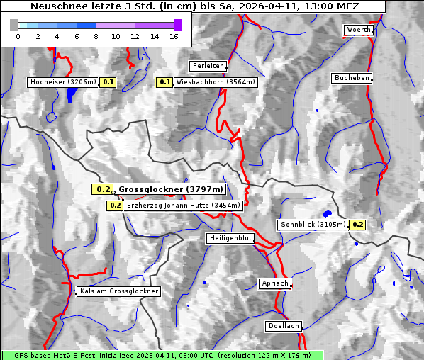 Neuschnee, 11. 4. 2026