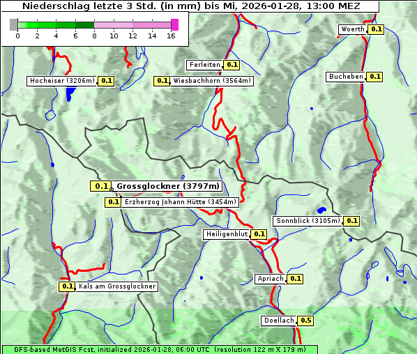 Niederschlag, 28. 1. 2026