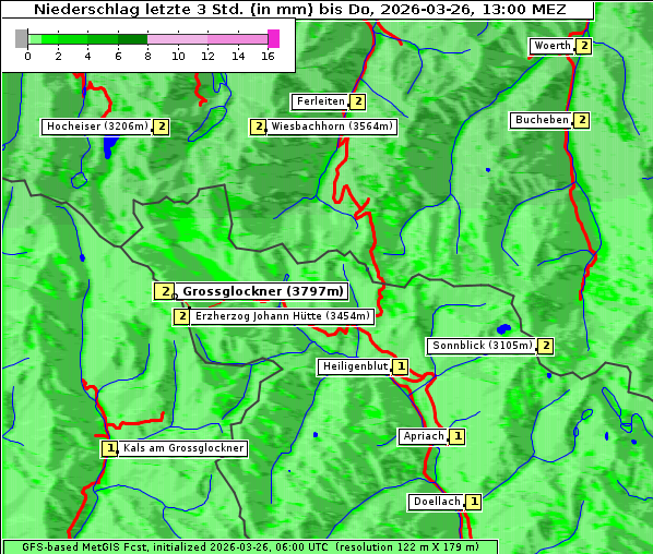 Niederschlag, 26. 3. 2026
