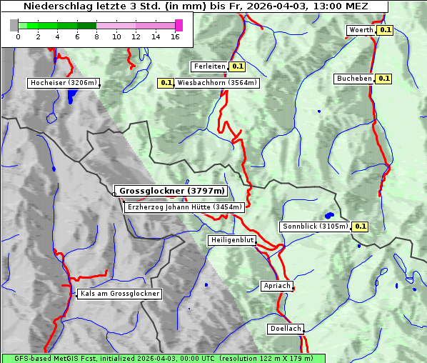 Niederschlag, 3. 4. 2026