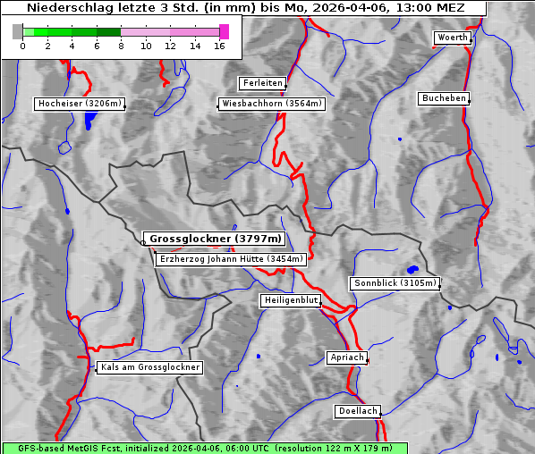 Niederschlag, 6. 4. 2026