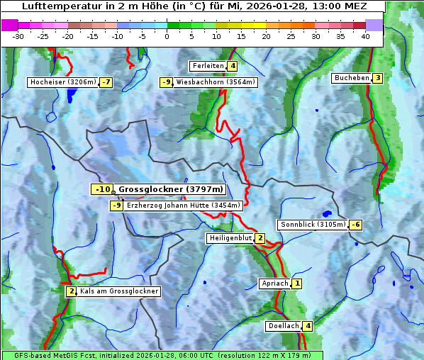 Temperatur, 28. 1. 2026