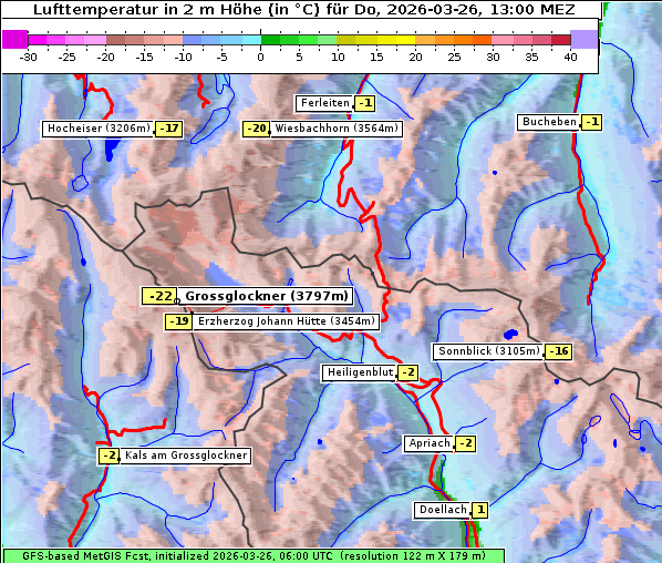 Temperatur, 26. 3. 2026