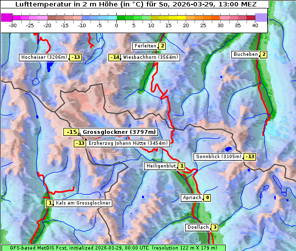 Temperatur, 29. 3. 2026