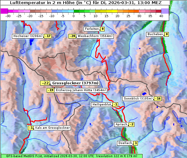 Temperatur, 31. 3. 2026
