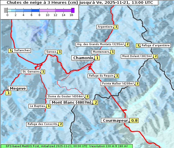 Neuschnee, 21. 11. 2025