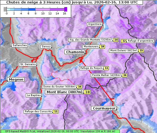 Neuschnee, 16. 2. 2026