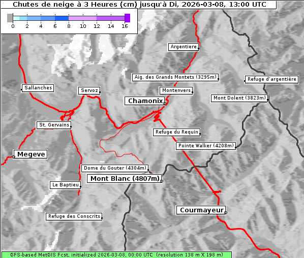 Neuschnee, 8. 3. 2026