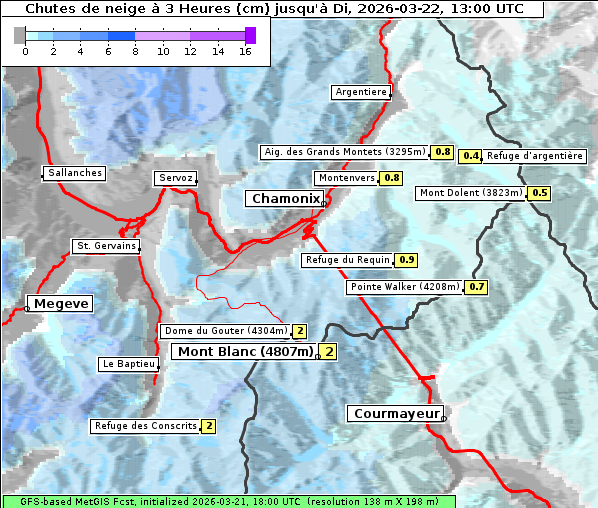 Neuschnee, 22. 3. 2026
