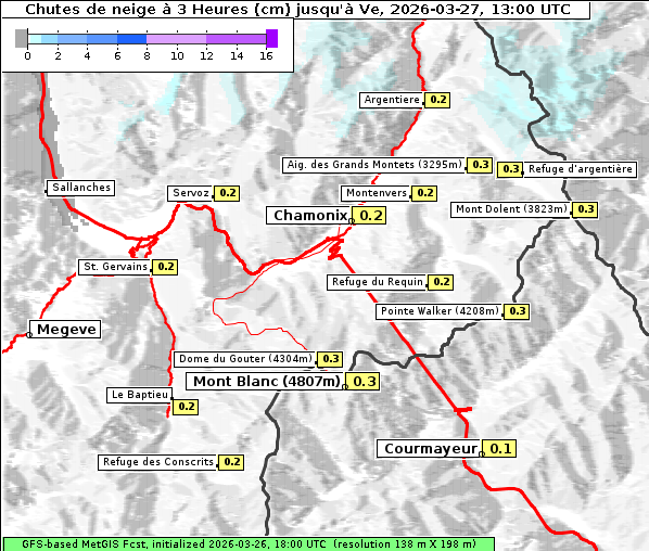 Neuschnee, 27. 3. 2026