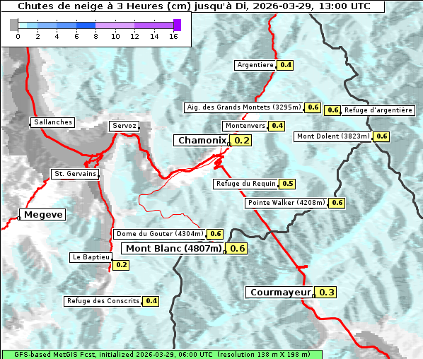 Neuschnee, 29. 3. 2026