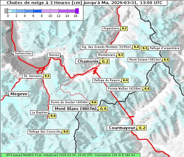 Neuschnee, 31. 3. 2026