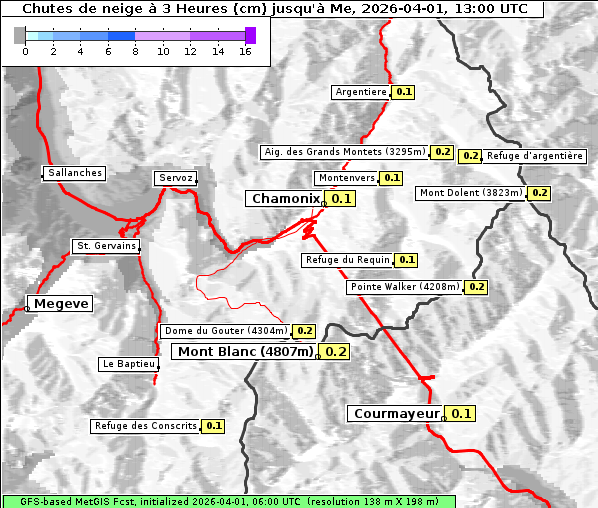 Neuschnee, 1. 4. 2026