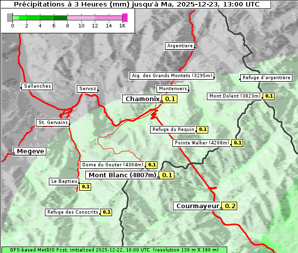Niederschlag, 23. 12. 2025