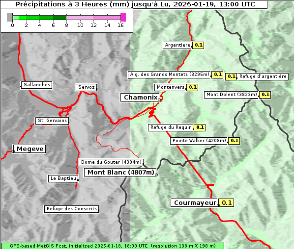Niederschlag, 19. 1. 2026
