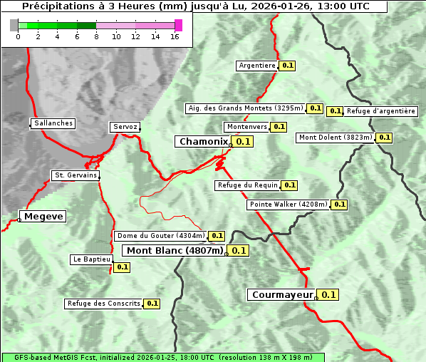 Niederschlag, 26. 1. 2026