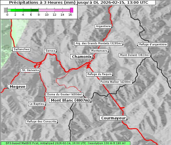 Niederschlag, 15. 2. 2026