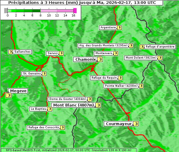 Niederschlag, 17. 2. 2026