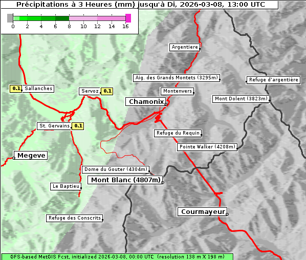 Niederschlag, 8. 3. 2026