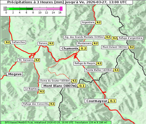Niederschlag, 27. 3. 2026