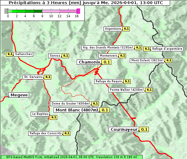 Niederschlag, 1. 4. 2026
